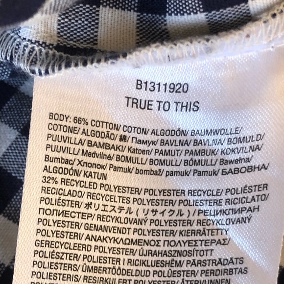 Volcom Georgia May Jagger Overall Dress Gingham S - Picture 9 of 9